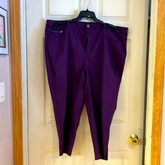 NWT Pennington Purple Jeggings size 24 - Picture 1 of 5